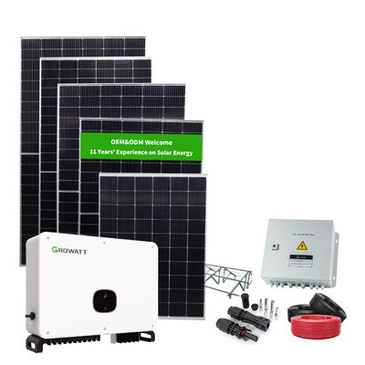 Complete Set 1MW 2MW 3MW 5MW 10MW Solar Panels on Grid System Power Station Grid Tie Solar Energy System
