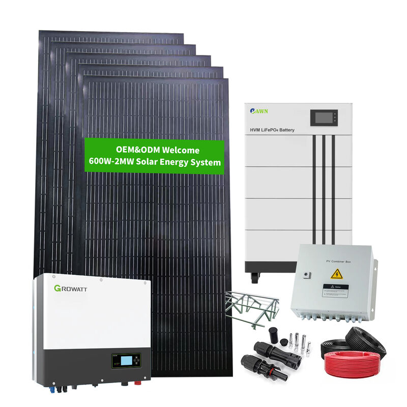 1KW 3KW 5KW 8KW 10KW 15KW 20KW 25KW 30KW PV Panels Solar Panel System ...