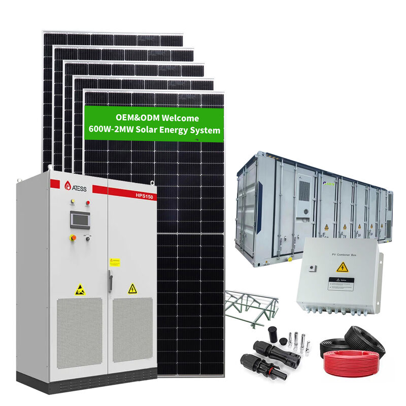 2MW Wind Solar Hybrid Power System Project Solar Energy System 5000KW ...