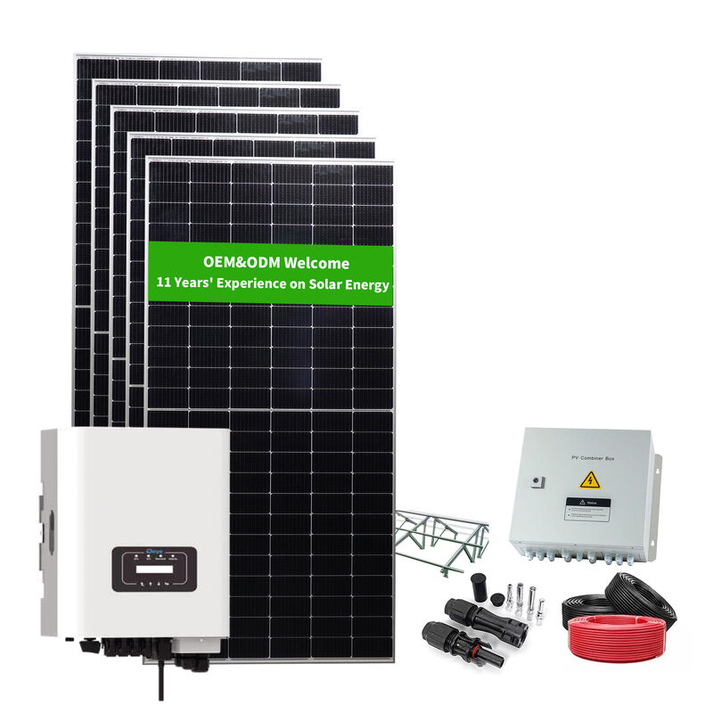 Solar Panels System 3kw 5kw 10kw Roof Mount Home Solar Kit Complete Set ...