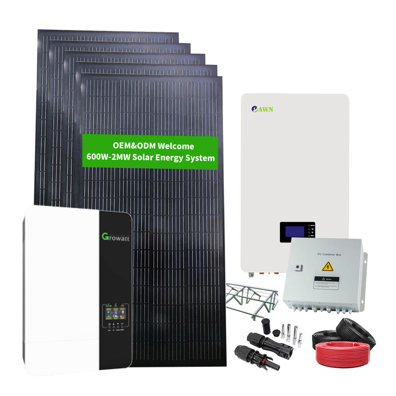 High Efficiency Complete Kit Off Grid Photovoltaic 12KW Solar Energy ...