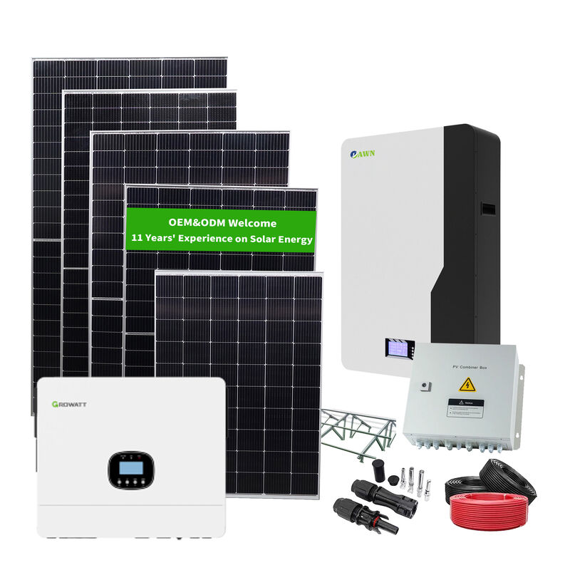 Renewable Energy 6KW 8KW 10KW 12KW Solar Battery Storage Systems House Solar Power System Solar Syst
