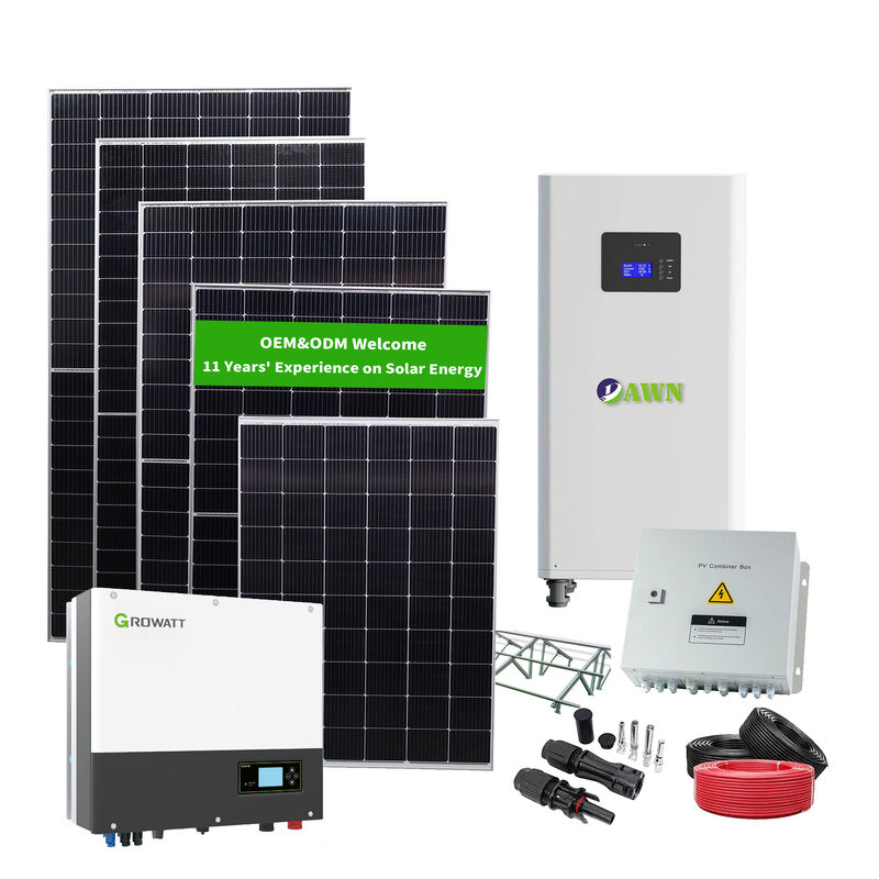 Full Kits Set 20KW Complete PV Panel Energy Storage 20KVA Solar System at Home Price Solar Power Sta