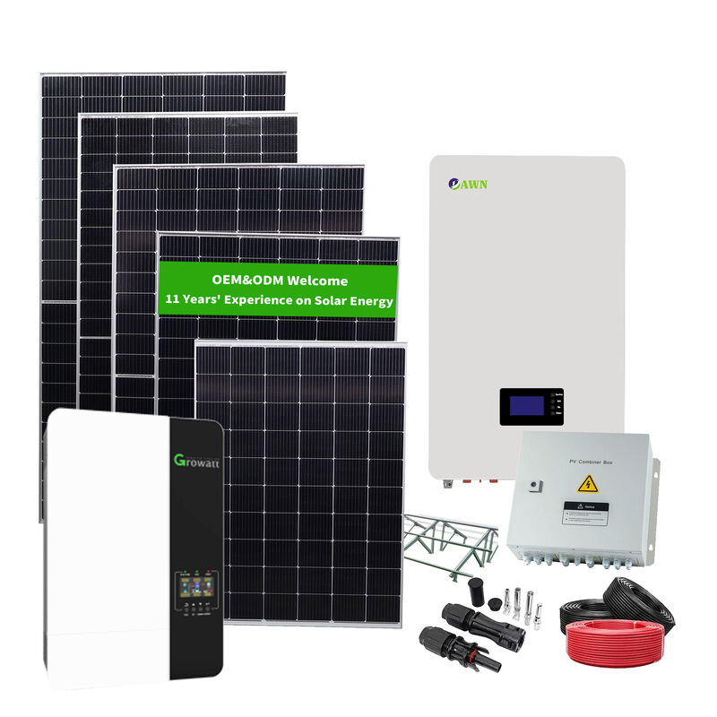 5KW 10KW Photovoltaic Panel Power Home Solar Energy Storage System 3KW ...