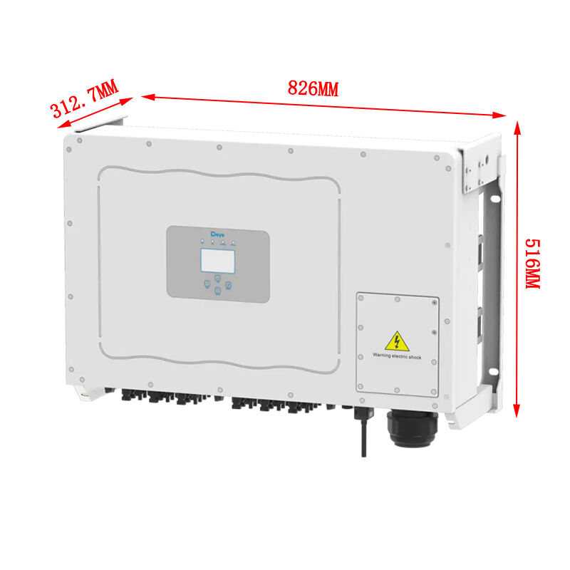Deye Inverter Power Solar Three 3 Phase Grid Tie 100KW on Grid Solar ...