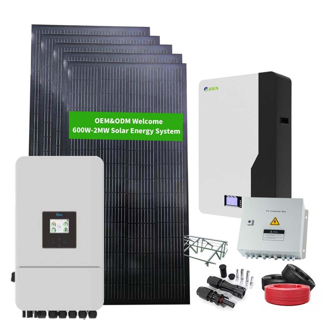 Home Used 8KW Solar Power System With All in One Inverter with Lithium ...