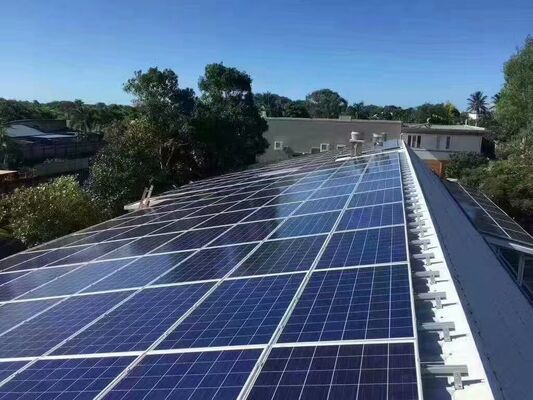 Commercial Use 100KW Solar Power System PV System Deye Growatt Inverter ...