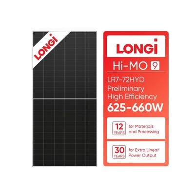 Longi Himo 9 Solar Panels 630W 640W 635W 645W 650W 655W 660W Mono ...